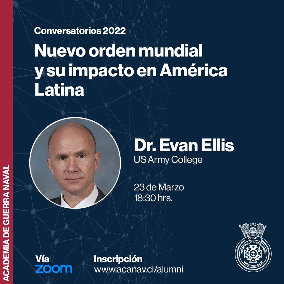 Lee más sobre el artículo Conversatorio «Nuevo orden mundial y su impacto en América Latina»