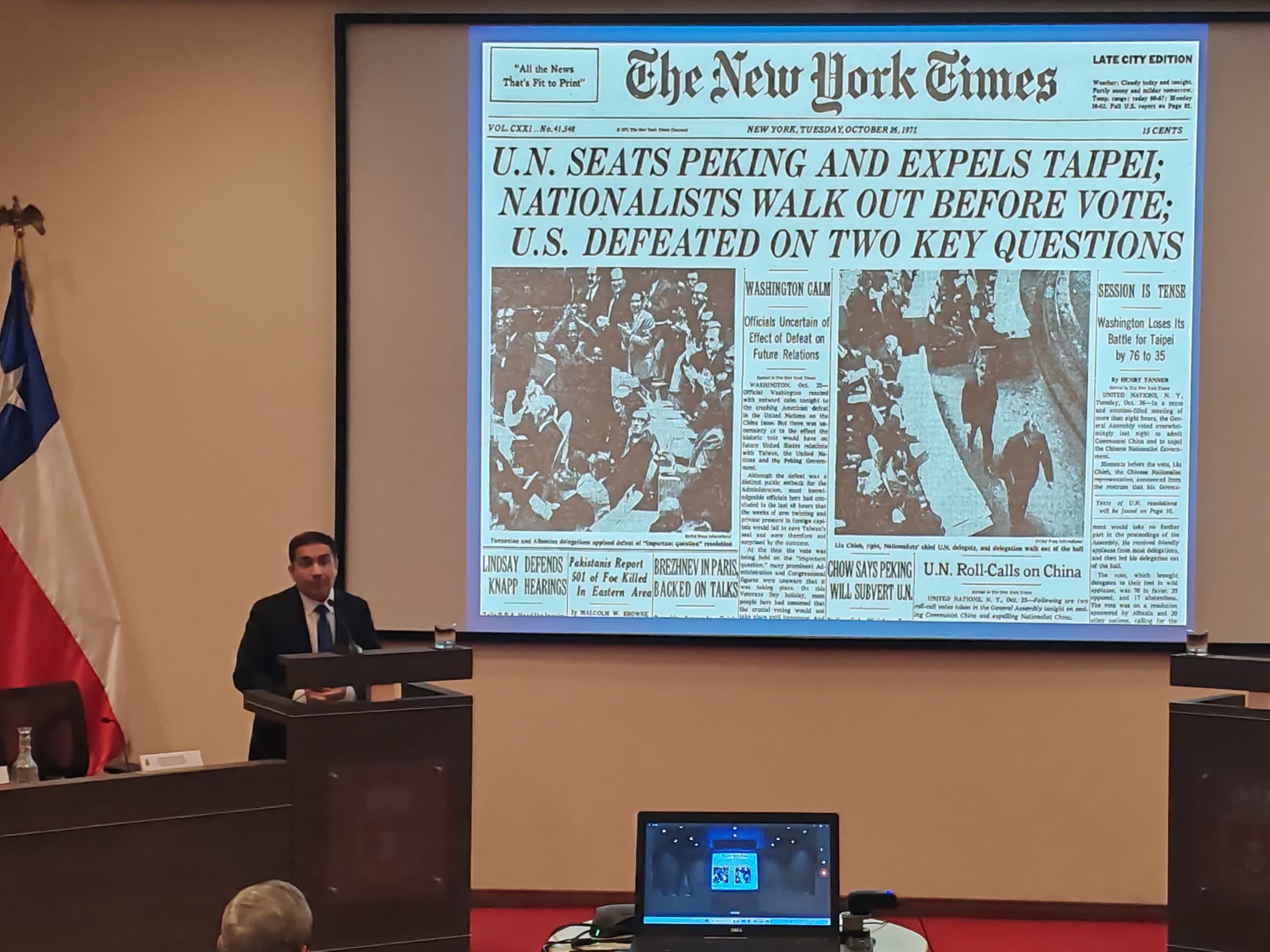 Lee más sobre el artículo Seminario «Análisis de la Situación China-Taiwán» en la Academia de Guerra Naval 