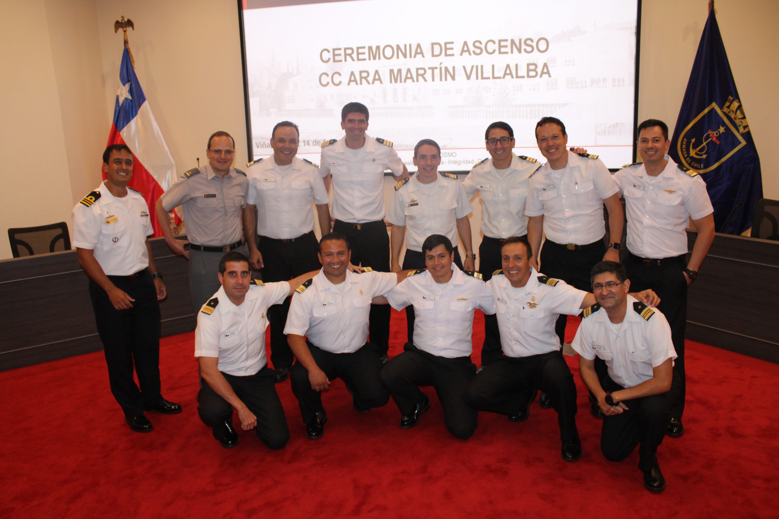 Lee más sobre el artículo Ceremonia de ascenso del Oficial extranjero de la Armada de la República de Argentina.